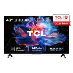 TCL V6C 43V6C 43" 4K Ultra HD Smart TV - Stunning Metallic Design, Wi-Fi Connectivity & Exceptional 1092 cm Display - Order Now!
